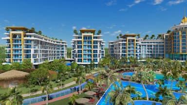 Премиум квартира в Тюрклер, CEBECİ AZURA WORLD, всего 175.000 EUR