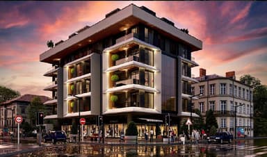 Продается квартира 21 в районе Оба, Аланья - новая, частично меблированная, 135000 евро
