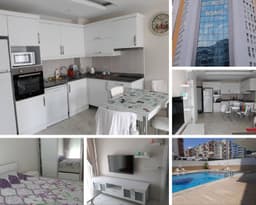 Аренда квартиры в Махмутларе с бассейном и фитнесом за 600 EUR