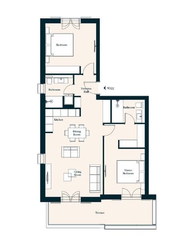 Продается квартира на Lustica Bay, 600,000 EUR, с двумя спальнями и видом на море